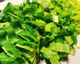 小松菜しらすキムチごま油炒め♡ふりかけに作り方1写真