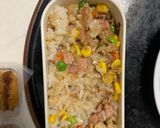 レンジ簡単梅油淋鶏味オムライス弁当作り方8写真