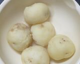 トマト煮込み入りマッシュポテトの揚げ物作り方2写真