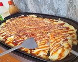 ひっくり返さないホットプレートお好み焼き作り方5写真
