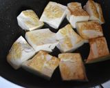 豚バラにらの旨辛豆腐チャンプルー作り方3写真