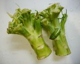 簡単!ブロッコリーの茎ソテー作り方1写真