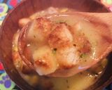 自家製クルトンをコーンスープにドーン！作り方5写真