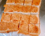 朝食やおやつに♫きな粉トースト作り方3写真
