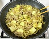 ピリ旨★もやしとネギのカレーチャンプルー作り方9写真