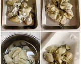 牡蠣の炊き込みご飯卵そぼろかけ作り方3写真