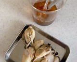 牡蠣の炊き込みご飯卵そぼろかけ作り方5写真