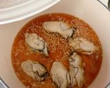 牡蠣の炊き込みご飯卵そぼろかけ作り方6写真