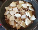ミンチ肉で大根とチンゲン菜のあんかけ♪作り方4写真