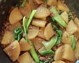 ミンチ肉で大根とチンゲン菜のあんかけ♪作り方6写真
