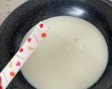 桃缶の牛乳寒天！作り方1写真