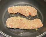 鮭の香草パン粉焼き[塩麹＆味噌パウダー]作り方3写真