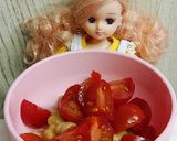 リカちゃん♡ひじきトマトひよこ豆サラダ*作り方2写真