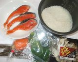 鮭ごぼう炊き込みご飯♪簡単和風作り方1写真