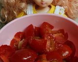 リカちゃん♡ひじきトマトひよこ豆サラダ*作り方4写真