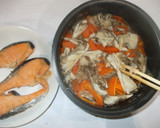 鮭ごぼう炊き込みご飯♪簡単和風作り方12写真