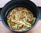 新生活応援！スタミナキャベツ肉味噌うどん作り方4写真