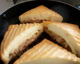 簡単♪ツナチーズの厚揚げサンド焼き作り方3写真