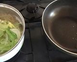 ホタルイカパスタと春キャベツのスープ作り方1写真