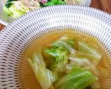 ホタルイカパスタと春キャベツのスープ作り方6写真