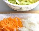 キャベツの具沢山味噌汁★簡単　作り置き作り方5写真