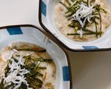 めかぶと長いもの梅肉和え　ここから栄養士作り方2写真
