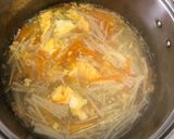 きのこと野菜の卵スープ【ここから栄養士】作り方2写真