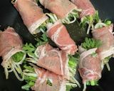 お鍋以外にも！春菊の肉巻き作り方3写真