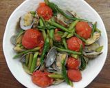 野菜とアサリの白ワイン蒸し作り方5写真