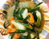 カレー味噌炒味豚こまニラ大根青椒肉絲風作り方13写真