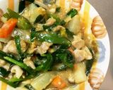 カレー味噌炒味豚こまニラ大根青椒肉絲風作り方16写真
