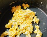 小松菜と鮭のチャーハン♡一人暮らし飯作り方3写真