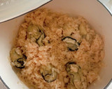 牡蠣の炊き込みご飯卵そぼろかけ作り方9写真