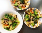 根菜ブロッコリー塩だれ炒め味温野菜サラダ作り方14写真
