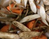 つくしと根菜の煮物作り方5写真