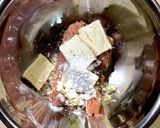 鶏つくねバーグたっぷりきのこあんかけ作り方3写真