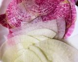 お洒落に♡薔薇大根の箸休め(酢漬け)作り方1写真