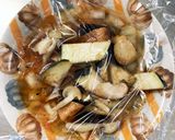 レンジ豚こまサンラータン味麻婆豆腐&茄子作り方13写真