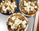 レンジ豚こまサンラータン味麻婆豆腐&茄子作り方16写真