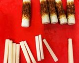 ちくわinお餅の磯辺揚げ　おかき付き作り方1写真