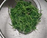 豆苗とツナ缶のめんつゆ和え作り方4写真