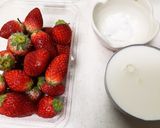甘～いね♪苺ミルク♪作り方1写真