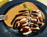 簡単!ふわふわチョコバナナパンケーキ作り方7写真
