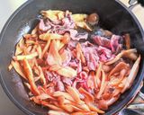 牛肉とたっぷりきのこの和風スパゲッティ作り方5写真