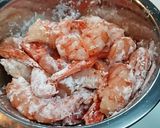 赤海老の塩胡椒揚げ作り方2写真