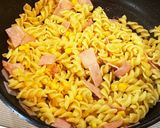 ハムとコーンのショートパスタグラタン作り方1写真