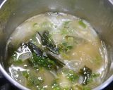 春のお味噌汁！新玉葱と菜の花作り方4写真