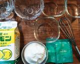 レモン乳飲料で作るプルプルレモンプリン作り方1写真