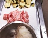 豚バラと茄子でミゾレぶっかけ素麺作り方1写真