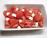 トマトとチーズのカレー醬油和え作り方3写真